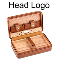 GALINER Charuto Cedar Wood Cigar Humidor Box Travel Cigar Case Storage 4 Cigars Box Humidor Humidifier For Sigar