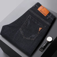 2025 Spring New Mens Slim Fit Classic Skinny Jeans Casual Street Style Casual Mens Skinny Jeans Male Slim Fit Pencil Denim Blue
