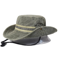 Fishing Hiking Sun Hat Men Women Boonie Wide brim Bucket Hat Outdoor Safari Summer Cap Cotton Bucket Hat