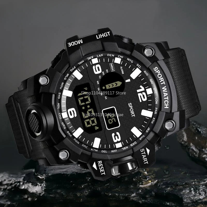 New Multifunctional Electronic Watch for Men Casual Simple Sports Mens Watches Fashionable Wristwatch Accessories