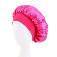 Satin Wide-brimmed Nightcap Styling Silk Headband for Sleeping Nightcap with Elasticated Floppy Band Cap Hair Shower Cap