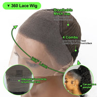 Wig Lace Frontal human hair Wig curl Brazilian human hair Wig human hair balance Full Lace Wig Lace Frontal human hair Wig delivery 3 days France