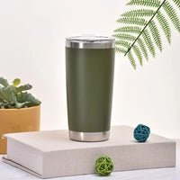 20oz High Color Double Layer Stainless Steel Insulated Cup Car Cup Ice Cream Cup Beer Cup Outdoor Portable Water Cup