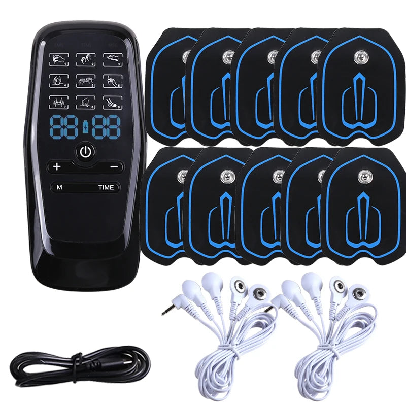 Electric Muscle Stimulator Tens Physiotherapy Acupuncture Body Massage Therapy Slimming Machine Relief Massager
