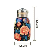 Cute Double Wall Insulated Cup 300ml 304 Stainless Steel Water Bottle Mini Coffee Mug Pocket Cup Portable Vacuum Handy Cup