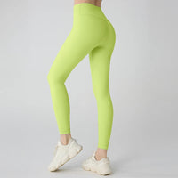 Summer Hot Sale Yoga Leggings Women High Waisted Hip Lifting Fitness Leggings Running Cycling Pants Breathable Sports Leggings