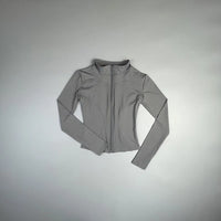 2025 New Yoga Coat Short Sports Jacket WOMEN'S Fitness Clothes Slimming Body Sculpting Zipper Yoga Jacket