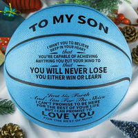 1Pc Blue Creative Special Basketball, Ideal Gift for Some Special Occasions Such As Birthdays, Anniversaries