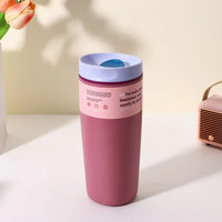 Stainless steel insulated cup, simple and fashionable, suitable for coffee drinking, portable for outdoor use, and can be carrie