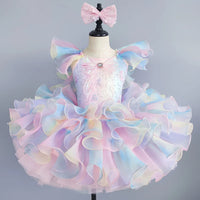 Summer Children Ballet Dress Baby Ballerine Dance Costumes Kids Dresses Tutu Girl Ballet Leotards Vestidos Party Girls Clothing