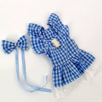 Princess Style Dog Dresses Pet Floral Skirt Cotton Suspender Pet Clothing Mesh Skirt Sweet Dog Clothes for Small Dogs Pet Items