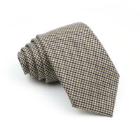 Mens Ties 7cm Classic Wool Handmade Skinny Grey Plaid Neckties Striped Narrow Collar Slim Cashmere Casual Tie Accessories Gift