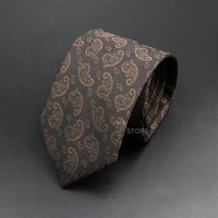 New Design Wedding Men Tie Green Wine Red Paisley Flower Animal Neckties Men Business Dropshipping Groom Collar Accessories Gift