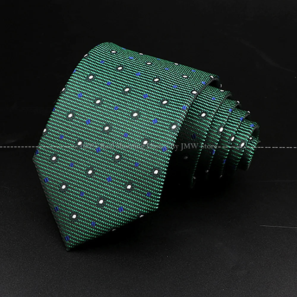 New Design Wedding Men Tie Green Solid Striped Paisley Flower Neckties Men Business Dropshipping Groom Collar Accessories Gift