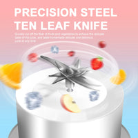 1000ML Portable Juicer Blender Fruit Juicer USB Charging Lemon Orange Fruit Juicing Cup Smoothie Blender Machine Kitchen Tools