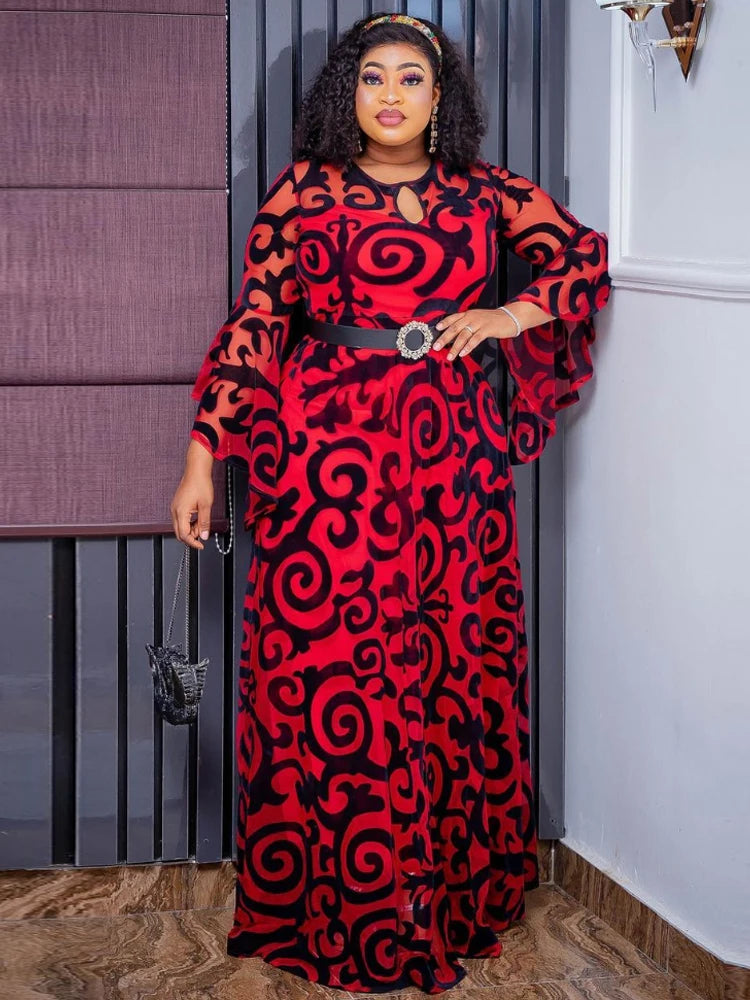Long Sleeve Chiffon Dresses For Women African Dashiki Print Robe Dubai Mega Mart Center Long Sleeve Chiffon Dresses For Women African Dashiki Print Robe Dubai Mega Mart Center