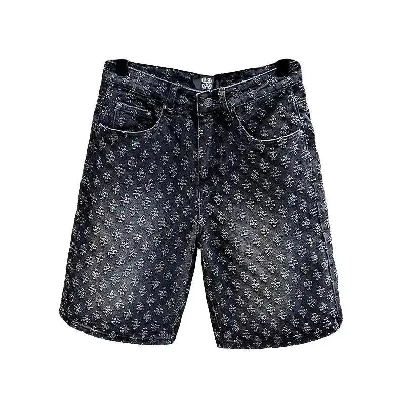 Short Shorts Summer New Personalized Trendy Brand Five Quarter Pants Korean Version Trend Slim Fit Versatile Youth Fashion