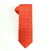 Tailor Smith 100% Silk Ties For Men Handmade Necktie With Animal Pattern Tie Father's Day Birthday Gift Tie