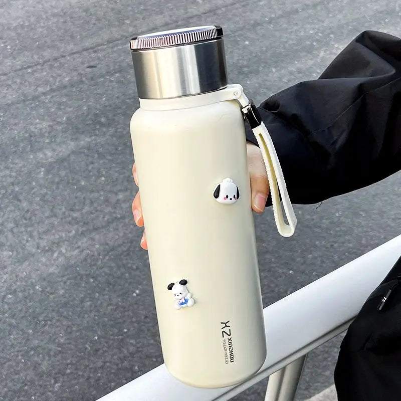 Gianxi Large Capacity Insulated Cup Portable Office Water Cup Girls' High Looks  Cute Couple Cup  Creative