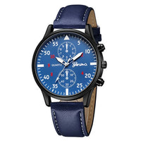 2/1pcs Men Sports Watches Set Man Business Quartz Wristwatch Luxury Brown Leather Bracelet Men Casual Clock Watch（no Box）gifts