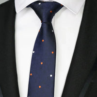 New Slim Narrow Skinny 6CM Mens Necktie Neck Ties For Man Plaids Polka Dot Striped Jacquard Cravat Business Party Corbatas