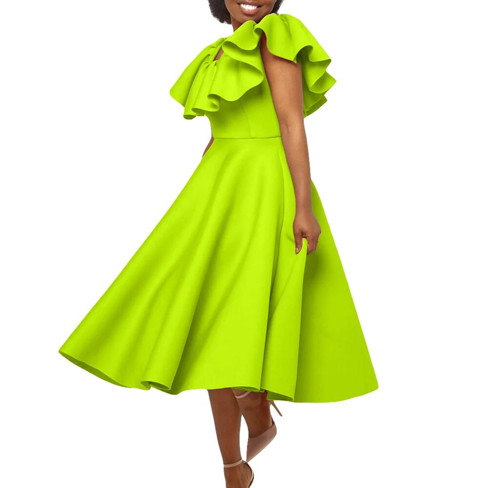 Church Dresses for Black Women African Fashion Ruffled O Neck Formal E Mega Mart Center Church Dresses for Black Women African Fashion Ruffled O Neck Formal E Mega Mart Center