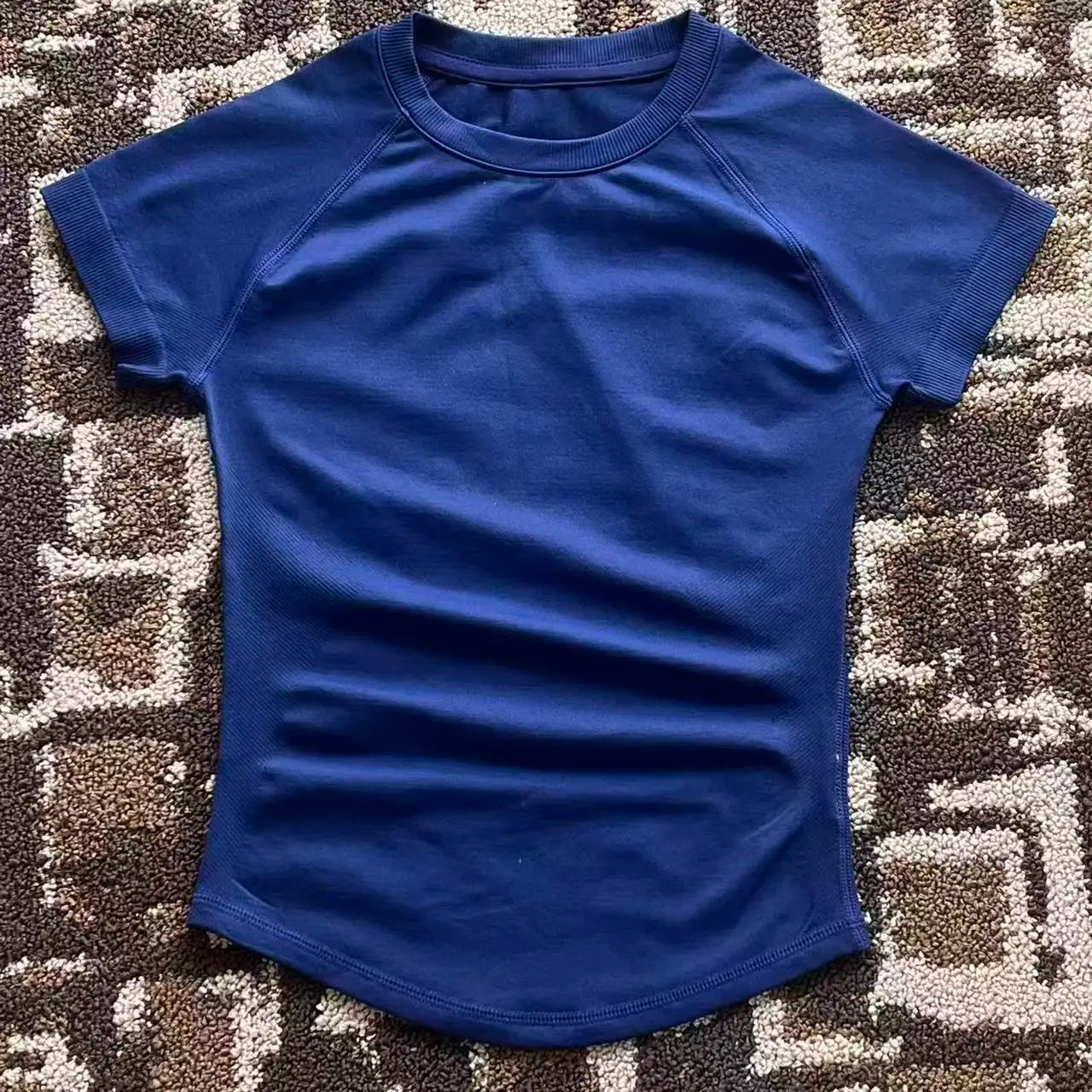 Impact L0g0DF Short Sleeve Top Women Running Sports T Shirt Summer Short Sleeve Round Neck Breathable Stretchy Gym Yoga Fitness