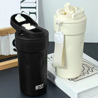 Practical Stainless Steel Insulated Cup Vacuum 600ml Coffee Thermal Mug Insulated Leak-proof Coffee Cup Office