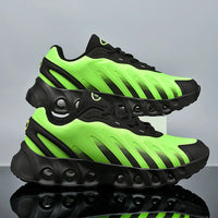 New men's sneakers PU air cushion anti-slip shock absorber running shoes outdoor lightweight and breathable mesh running shoes
