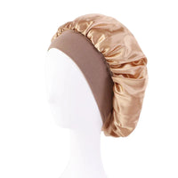 Satin Wide-brimmed Nightcap Styling Silk Headband for Sleeping Nightcap with Elasticated Floppy Band Cap Hair Shower Cap