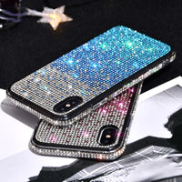 Luxury Rhinestone Glitter For Apple iPhone 14 13 12 11 Pro Max Mini XS Max X XR 7 8 Plus Shiny Diamond Hard Phone Case