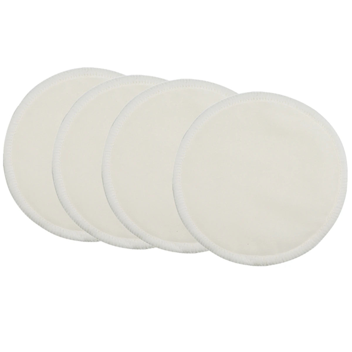 4Pc Rayon Made from Bamboo Nursing Breast Pads Washable & Reusable Breastfeeding Nursing Pads
