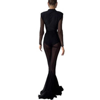 Women Spring Summer New Elastic Slim Flared Pants Loose Fashion Holiday Trouser Solid Color Casual Full Length