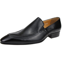 Purely Handmade Genuine Cow Leather Shoes Men's Sapato Social Formal Wedding Dress Shoes Loafers Pointed Toe Stylish Shoe
