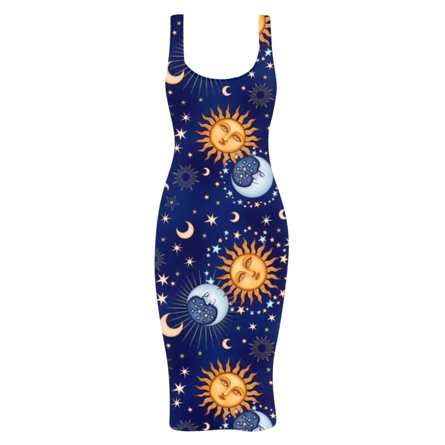 2022 Summer Star Butterfly 3D Print Sleeveless Tank Top Dress Nightclub Girls Women Sexy Clothes