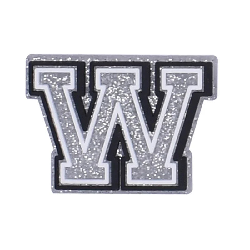 Hot Sale 1Pcs Letter Shoe Charms Decorations for Crocs Accessories Alphabet Pins Women Xmas Party Favors Gifts