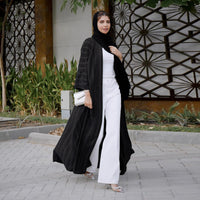 Dubai Muslim Dress Women Kaftan Kimono Jubah Long Robe Abaya Hijab Dresses Elegant Islamic Clothing Turkey Arabic Dress Abayas