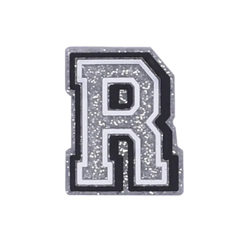 Hot Sale 1Pcs Letter Shoe Charms Decorations for Crocs Accessories Alphabet Pins Women Xmas Party Favors Gifts