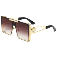 New Personality Square Big Cool Sunglasses for Men Women Fashion Retro Luxury Design Male Sun Glasses Gafas UV400 Gafas De Sol