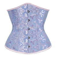 Pink Corset Underbust Top Wome Plus Size Waist Cincher Sexy Gothic Corpete Corselet Fashion Black White Red Blue Rose