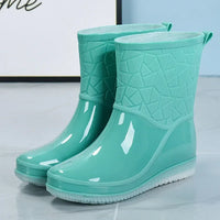 Botas Mujer Women's Boots Outdoor Women Rain Boots New Four Seasons Non-slip Wear-resistant Ladies Waterproof Shoes