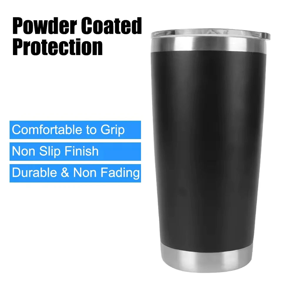 Stainless Steel Skinny Tumblers with Lids Double Wall Vacuum Insulated Travel Mug Reusable Water Coffee Cup for Cold Hot Drinks