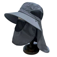 Outdoor Fishing Hat With Neck Flap Uv Protection Foldable Bucket Hats For Men Women Cycling Hiking Wide Brim Summer Sunshade Cap