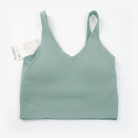 Sports yoga bra, U-shaped back, high-quality sports, fitness running, breathable quick drying women's bra