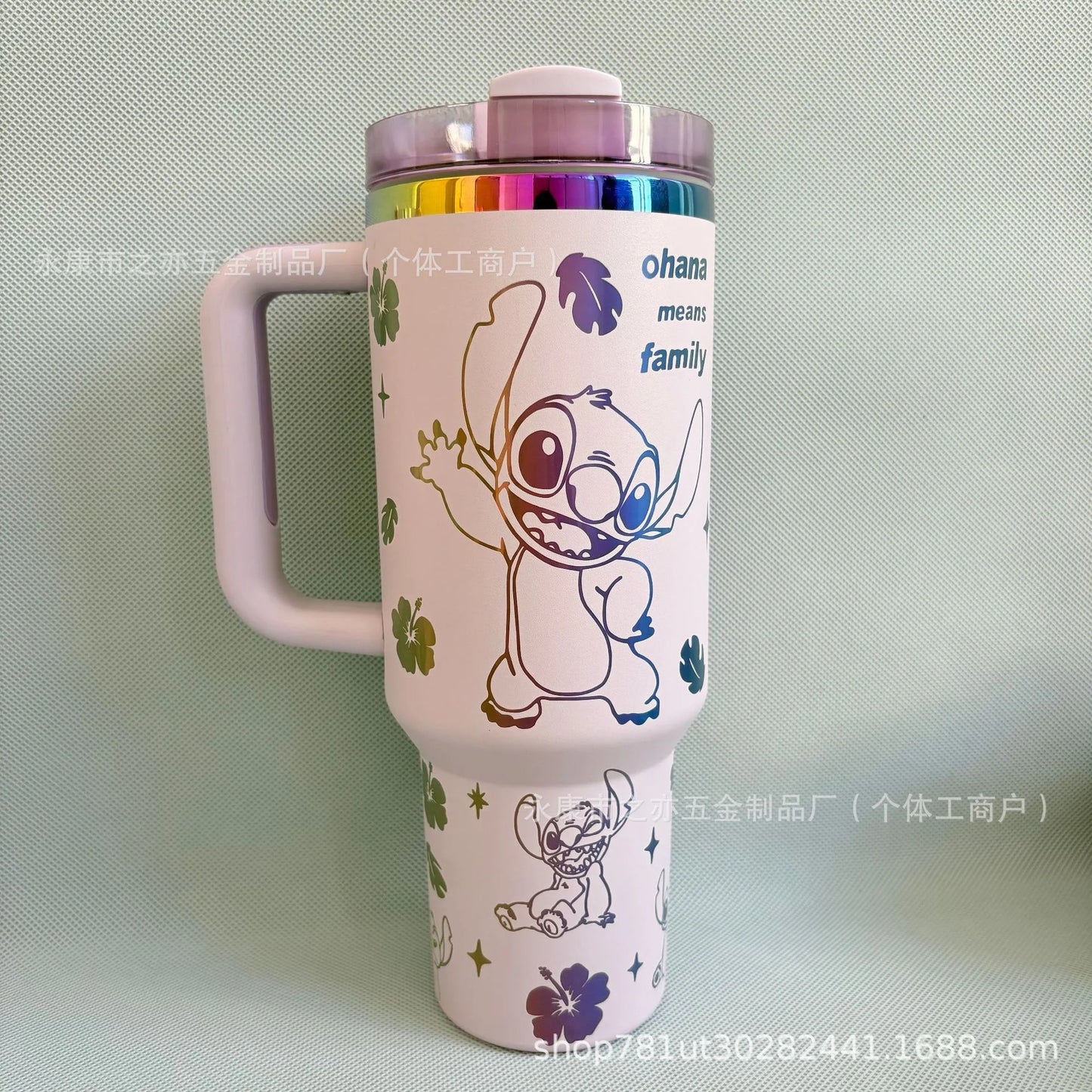 Cute 1180ml 40OZ Stainless Steel Insulated Cup 304 Stainless Steel Vacuum Insulated Car Coffee Cup Sports Outdoor Travel