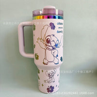 Cute 1180ml 40OZ Stainless Steel Insulated Cup 304 Stainless Steel Vacuum Insulated Car Coffee Cup Sports Outdoor Travel