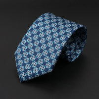 New High Quality Soft Silk Ties 51Colors Fashion 7.5cm Geometric Pattern Necktie For Men Wedding Business Meeting Suit Gravata
