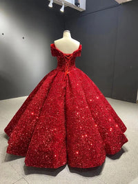 Red New Simple Bridesmaid Dresses For Wedding Off The Shoulder Sequins Guest Gown Maid of Honor Evening Dress Customized