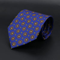 Vintage Men's Tie Geometry Paisley Khaki Blue Necktie Soft Chic Bohemian Print 9cm Ties For Men Wedding Business Daily Accessory