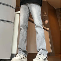 Straight Jeans Men's Spring and Autumn Slim Fit Slim and Loose Trousers